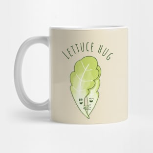 Lettuce Hug! Veggie funny T-shirt Mug